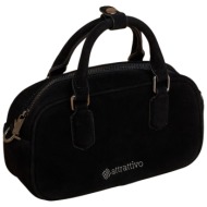 τσάντα χειρός attrattivo χειρός βελούδο 9t23018-black γυναικείο