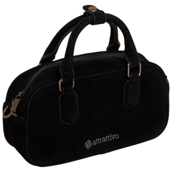 τσάντα χειρός attrattivo χειρός βελούδο 9t23018-black σε προσφορά