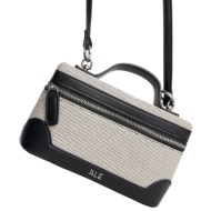 τσάντα ώμου ale χιαστί με συνδυασμό υλικών 8t23462-multicolor γυναικείο