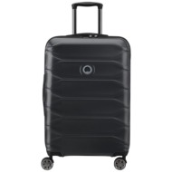 σκληρή βαλίτσα delsey meteor επεκτάσιμη 68cm×44cm×26.5/29.5cm 386981000e9-black