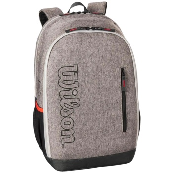τσάντα τένις wilson team backpack heather grey wr8023101-00 σε προσφορά
