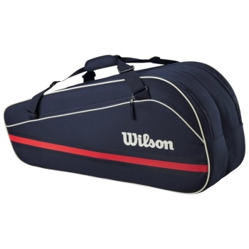 τσάντα τένις wilson 6pack team racket bag 2025 wr8039901-00 σε προσφορά