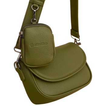 τσάντα ώμου attrattivo με πορτοφολάκι 9t23452-teal γυναικείο