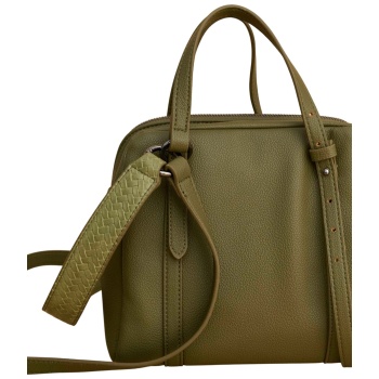 τσάντα χειρός attrattivo με δερμάτινη όψη 9t23446-khaki