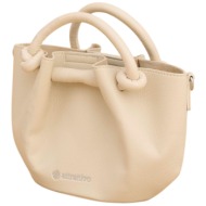 τσάντα χειρός attrattivo με δερμάτινη όψη 9t23448-off white γυναικείο