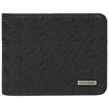 πορτοφόλι funky buddha με ανάγλυφη υφή fbm013-027-10-black σε προσφορά