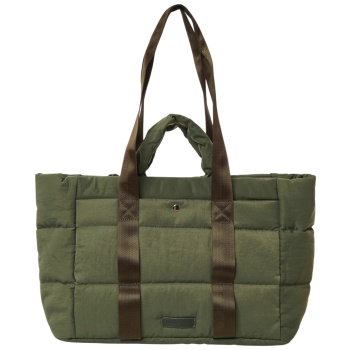 τσάντα ώμου funky buddha καπιτονέ fbl013-103-10-khaki