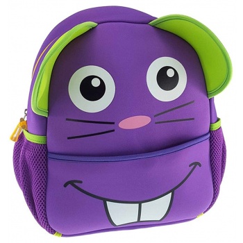 σχολική τσάντα animal friends mouse 5202860600344-purple σε προσφορά