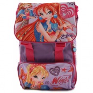 σχολική τσάντα winx δημοτικού τετράγωνη 39cm x 27cm x 13cm 1111p-7695-multicolor