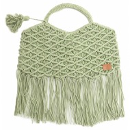 τσάντα ώμου marilou πλεκτή με κρόσσια bds-1471-a