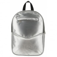 τσάντα πλάτης freddy metallic faux leather backpack pupacksg-s