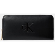 calvin klein raised long zip around γυναικείο πορτοφόλι (9000263571_1469)