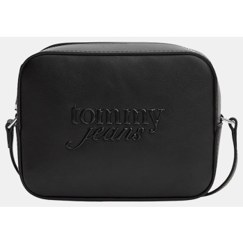 tommy jeans essential logo τσάντα χιαστί (9000270988_1469)