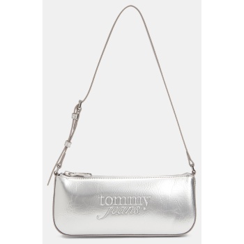 tommy jeans textured logo τσάντα ώμου (9000270990_9264)