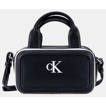 calvin klein contrast mini bauletto τσάντα χιαστί
