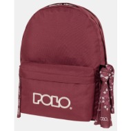 polo original double scarf σχολική τσάντα 23l (9000294423_97880)