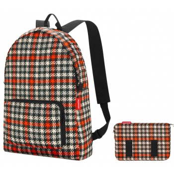 backpack καρο κοκκινο 45cm
