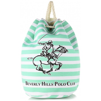 τσάντα θαλάσσης beverly hills polo club bh-3352 verde