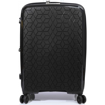 βαλίτσα σκληρή verage gm18106w medium 69cm μαύρο