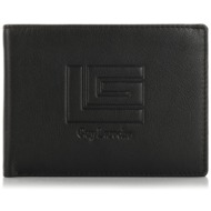 δερμάτινο πορτοφόλι με flap guy laroche 37505 black
