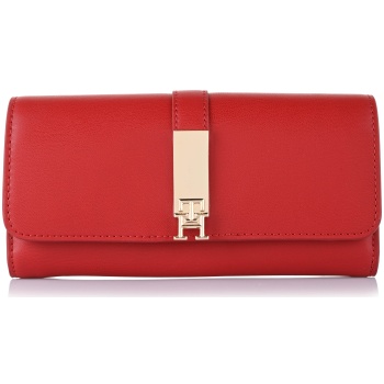 πορτοφόλι tommy hilfiger heritage large flap aw0aw16338 xnn