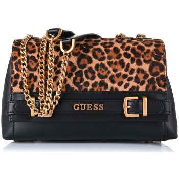 τσαντάκι ώμου-χιαστί guess sestri lh898521 leopard