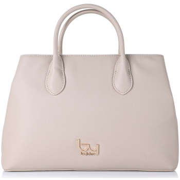 tote τσάντα by byblos bybs60a01 pisa beige nude