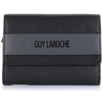 δερμάτινο πορτοφόλι guy laroche 23918 μαύρο