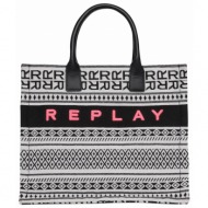 γυναικεία shopper τσάντα replay - 3465