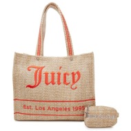 γυναικεία τσάντα juicy couture - iris beach straw