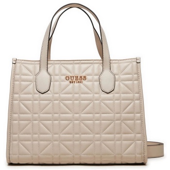 γυναικεία τσάντα tote guess - silvana 2 compartment