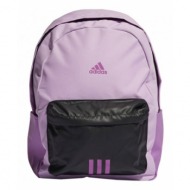 adidas classic badge of sport 3stripes backpack hm9147 μώβ