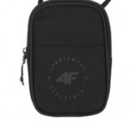 4f ανδρική τσάντα ώμου / χιαστί σε μαύρο χρώμα 4fss23apouf033-20s