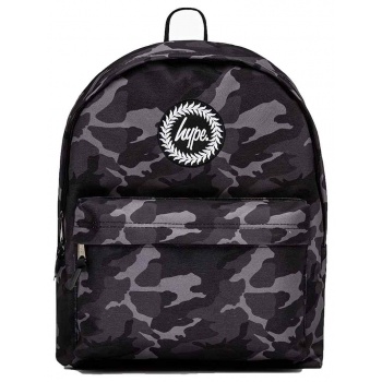 just hype σακίδια black & grey mono camo backpack 