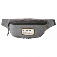 rip curl τσαντάκια μέσης waist bag small driven - grey-rip12amut-123-grey
