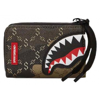 sprayground πορτοφόλια $ pattern over camo wallet 