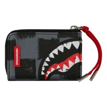 sprayground πορτοφόλια sharks in paris painted gray wallet