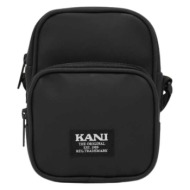 karl kani τσαντακι signature pouch bag - black-kk-ka241-019-1-124-black