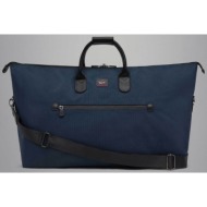 paul&shark ανδρική τσάντα χειρός με logo patch - 11318117 σκούρο μπλε