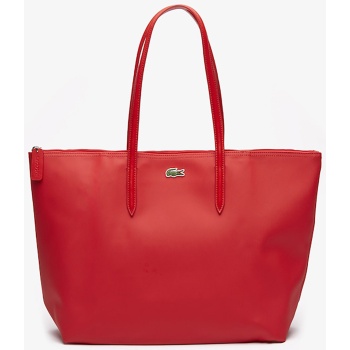 lacoste γυναικεία τσάντα ώμου `concept zip tote` - nf1888po
