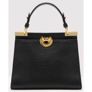 coccinelle γυναικεία τσάντα χειρός με μεταλλικές λεπτομέρειες `binxie` - e1p7p-180321 μαύρο