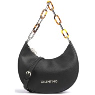 valentino γυναικεία τσάντα χειρός μονόχρωμη με ανάγλυφο λογότυπο μπροστά `bercy` - 55kvbs7lm01/ber μ