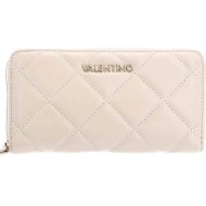 valentino γυναικείο πορτοφόλι με all-over καπιτονέ σχέδιο μονόχρωμο `ocarina` - 55kvps3kk155r/o εκρο