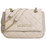 valentino γυναικεία mini τσάντα crossbody με καπιτονέ σχέδιο μονόχρωμη `ocarina` - 55kvbs3kk05r/oc ε