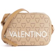 valentino γυναικεία τσάντα crossbody με all-over contrast triangular logo print `liuto` - 55kvbs3kg0