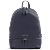 valentino γυναικείο backpack μονόχρωμο με πολλαπλές θήκες `brixton` - 55kvbs7lx02/bri μπλε σκούρο