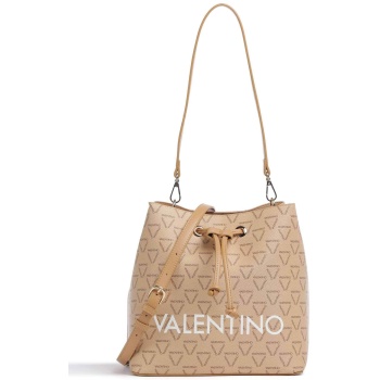 valentino γυναικεία τσάντα bucket με all-over contrast