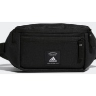 adidas ανδρικό αθλητικό τσαντάκι μέσης με logo patch μπροστά `ncl wnlb` - ia5276 μαύρο