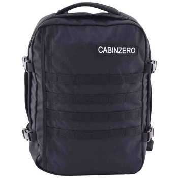 cabin zero unisex backpack μονόχρωμο με θήκη laptop και
