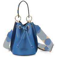folli follie γυναικεία τσάντα πουγκί `fab n’ classy` - bu22l001gu μπλε
